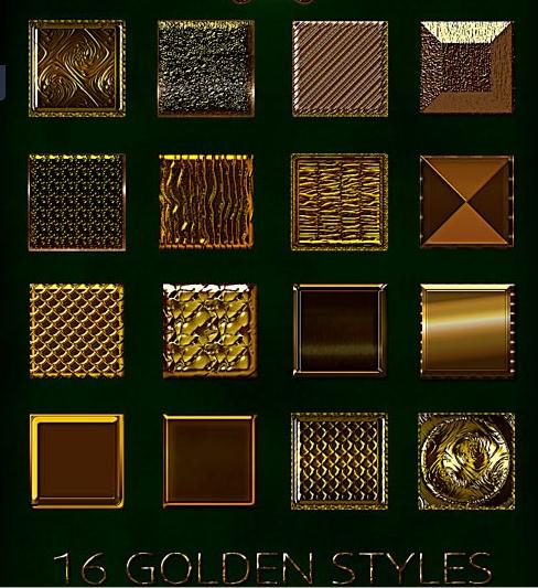 Gold styles