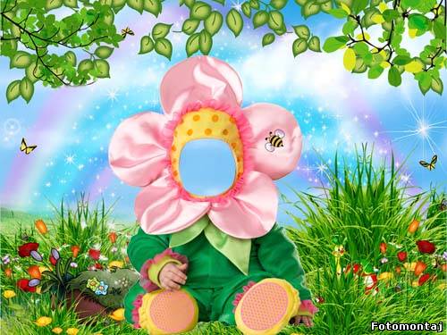 Шаблон для photoshop - Маленькое чудо на сказочной поляне