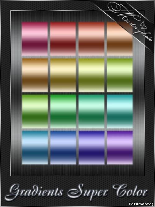 Градиенты для фотошопа - Super Color